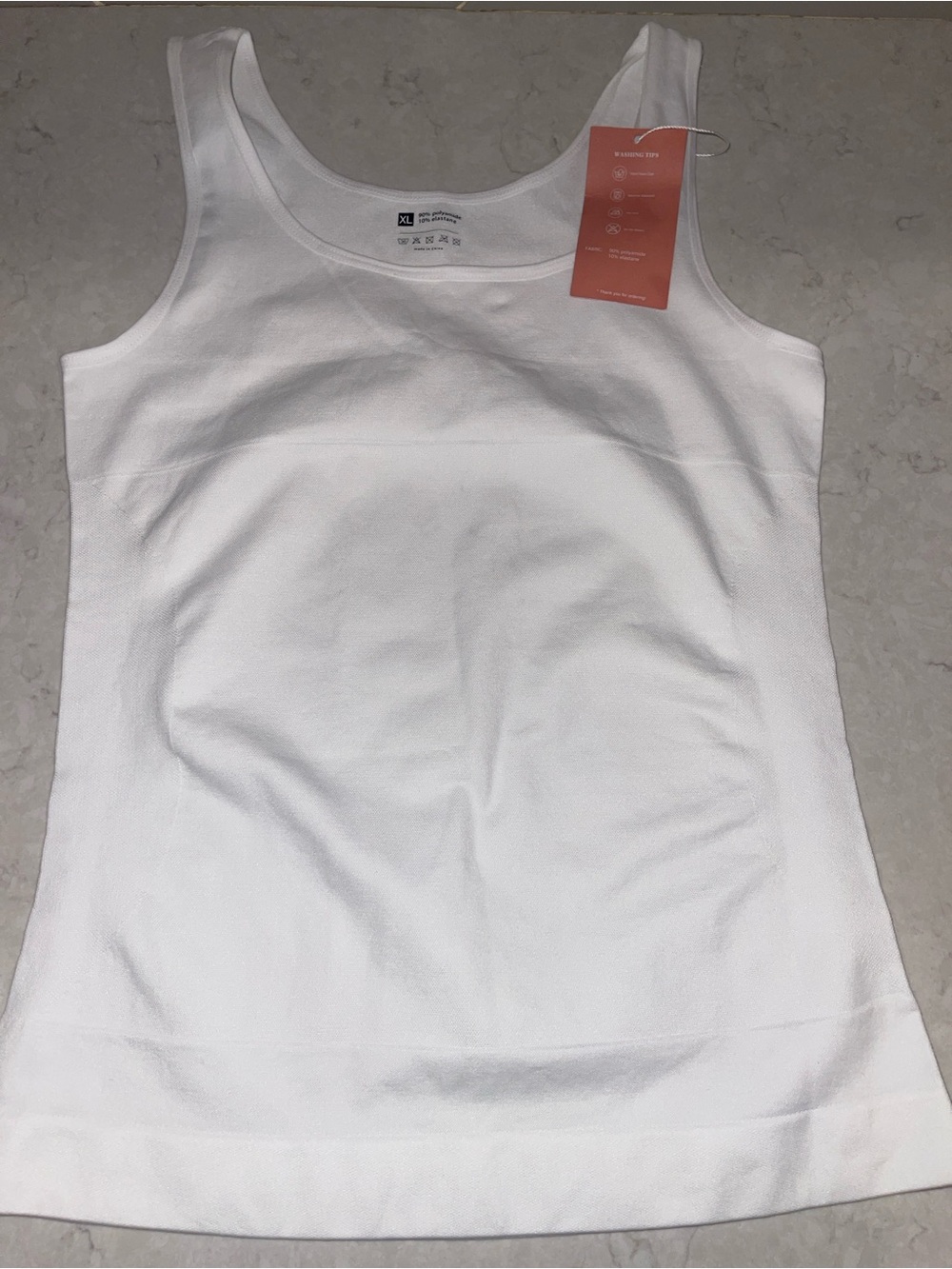 Women’s White Scoop Bodysuit Tank‎ - Versatile Summer Layer